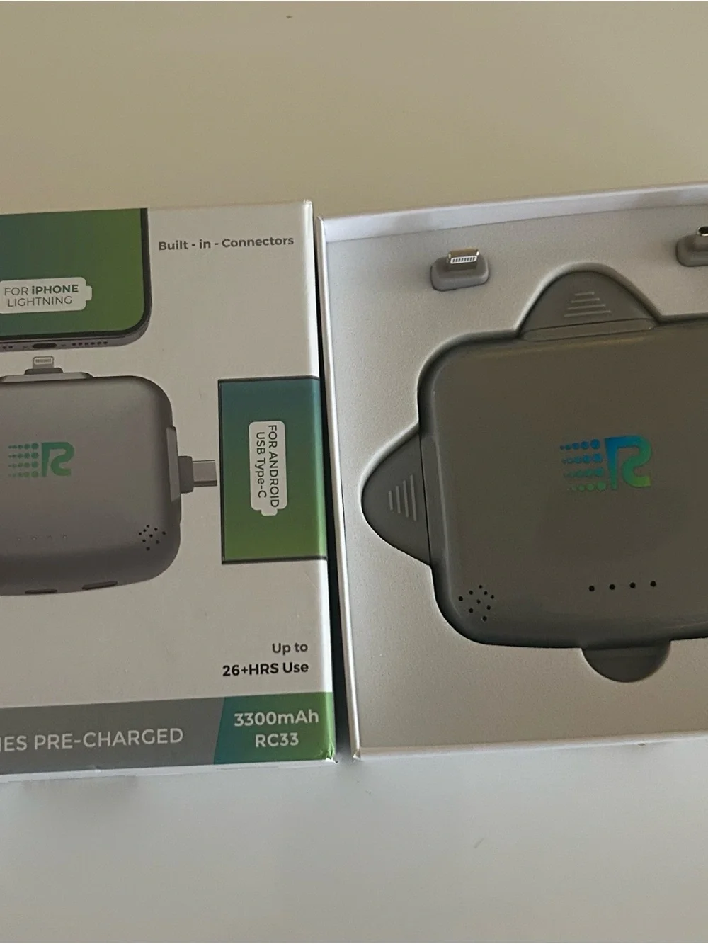 Portable Charger Power Bank - Gray
